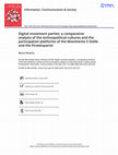 Research paper thumbnail of Digital movement parties: a comparative analysis of the technopolitical cultures and the participation platforms of the Movimento 5 Stelle and the Piratenpartei