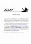 Research paper thumbnail of "Online Zeitschrift zur Antiken Numismatik" (OZeAN) / Call for Papers