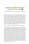 Research paper thumbnail of Transforming the Upper Mesopotamian Landscape in the Late Neolithic