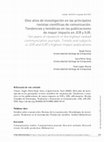 Research paper thumbnail of Diez años de investigación en las principales revistas científicas de comunicación