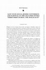 Research paper thumbnail of "Save your Souls: Jewish Conversion and Survival in the Occupied Soviet Territories". Modern Judaism 39, 2 (May 2019): 184-204