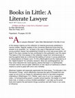 Research paper thumbnail of A Literate Lawyer