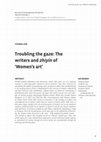 Research paper thumbnail of Troubling the Gaze: The writers and zhiyin of ‘Women’s art’