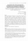 Research paper thumbnail of Alçando voo: fiscalização de contrato de passagens aéreas na Administração Pública Federal