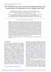 Research paper thumbnail of New constraints from zircon, monazite and uraninite dating on the commencement of sedimentation in the Cuddapah basin, India