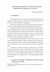 Research paper thumbnail of OS SENTIDOS DA GRAMÁTICA: UMA CRÍTICA DA RELAÇÃO ENTRE ESTRUTURA GRAMATICAL E CULTURA