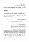 Research paper thumbnail of COSTITUZIONE PER CHI? TRENT'ANNI D'INVISI- BILITÀ COSTITUZIONALE DEI DIRITTI LGBTI IN BRASILE 1 CONSTITUTION FOR WHOM? THIRTY YEARS OF CONSTITUTIONAL INVISIBILITY OF LGBTI RIGHTS IN BRAZIL