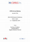 Research paper thumbnail of Circulating Artefacts: A cross-platform alliance against the looting of pharaonic antiquities - CIPEG Annual Meeting - The Future of Traditions: Paving the Way for Egyptian Collections Tomorrow (Kyoto, Japan, 2019)