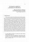 Research paper thumbnail of "La noción de verdad en el pensamiento de John Dewey" en Actualidad del Pragmatismo, Facultad de Filosofía y Letras, Universidad Nacional de Tucumán, 2018, pp. 85-98