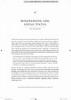 Research paper thumbnail of Mindreading and Social Status