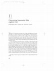 Research paper thumbnail of Characterizing Sequestration Rights Legally in Chile