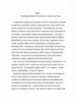 Research paper thumbnail of Epilog Final Banquet Speech at the School of Criticism and Theory