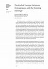 Research paper thumbnail of Book review: The End of Europe: Dictators, Demagogues, and the Coming Dark Age by James Kirchick