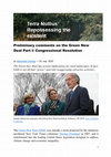 Research paper thumbnail of Preliminary Comments on the Green New Deal Part I: Congressional Resolution