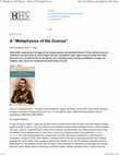 Research paper thumbnail of A “Metaphysics of the Dunces”: Review of J. Josephson-Storm, “The Myth of Disenchantment”