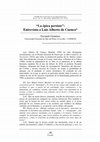 Research paper thumbnail of “La épica persiste”: Entrevista a Luis Alberto de Cuenca*