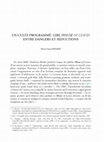 Research paper thumbnail of Un culte programmé: lire House of Leaves, entre dangers et séductions