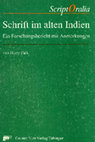 Research paper thumbnail of Schrift im alten Indien