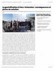 Research paper thumbnail of La gentrification à Parc-Extension : conséquences et pistes de solution