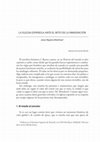 Research paper thumbnail of LA IGLESIA ESPAÑOLA ANTE EL RETO DE LA INMIGRACIÓN