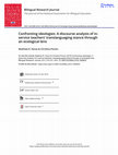 Research paper thumbnail of Confronting ideologies: A discourse analysis of in-service teachers’ translanguaging stance through an ecological lens