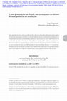 Research paper thumbnail of A pós-graduação no Brasil: sua formação e os efeitos de suas políticas de avaliação [The Brazilian graduate studies system: its construction and the effects of its evaluation policies]