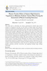 Research paper thumbnail of Physics Teacher Efforts of Islamic High School in Yogyakarta to Minimize Students' Anxiety When Facing the Assessment of Physics Learning Outcomes