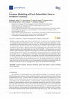 Research paper thumbnail of Location Modeling of Final Palaeolithic Sites in Northern Germany