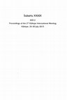 Research paper thumbnail of (2017a) Proceedings of the 2nd Kültepe International Meeting. Kültepe, 26-30 July, 2015. Studies Dedicated to Klaas Veenhof. Fikri Kulakoğlu and Gojko Barjamovic (eds.)  [Kültepe International Meetings 2, Subartu 39]. Brepols: Turnhout. x+257 pages.