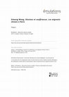 Research paper thumbnail of Compte rendu: Simeng Wang, Illusions et souffrances. Les migrants chinois à Paris