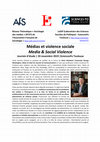 Research paper thumbnail of Media & Social Violence / Médias et violence sociale