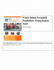 Research paper thumbnail of Waktu Dalam Perspektif Pendidikan: Prolog Kajian Anak