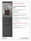 Research paper thumbnail of Europe's new scientific elite: social mechanisms of science in the European Research Area. Abingdon and New York: Routledge (Public Intellectuals and the Sociology of Knowledge Series) 2017.