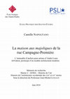 Research paper thumbnail of La maison aux majoliques de la rue Campagne-Première à Paris, vol. 1 (Texte)