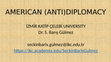 Research paper thumbnail of Lecture slides on American (anti)diplomacy