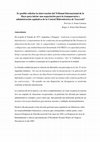 Research paper thumbnail of Es posible solicitar la intervención del Tribunal Internacional de la Haya para iniciar una negociación para la transparencia y administración equitativa de la Central Hidroeléctrica de Yacyretá? (2015)