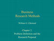 Research paper thumbnail of Business Research Methods