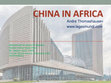 Research paper thumbnail of CHINA IN AFRICA