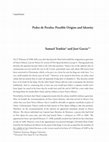 Research paper thumbnail of Pedro de Peralta: Possible Origins and Identity