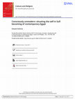 Research paper thumbnail of Consciously Unmodern: Situating the Self in Sufi Becoming of Contemporary Egypt