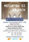 Research paper thumbnail of Messe en Si (BWV 232) de J. S. Bach, Bach Collegium Paris, dir. Patrizia Metzler, Eglise Saint-Roch, Paris, samedi 16 novembre 2019, 20h