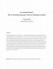 Research paper thumbnail of “Are Animals Moral?: Zhu Xi and Jeong Yakyong’s Views on Nonhuman Animals”