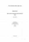 Research paper thumbnail of PLAN INTERNATIONAL IRELAND DESK STUDY EDUCATION IN PROTRACTED CONFLICT: MALI FINAL DRAFT Submitted by