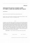 Research paper thumbnail of ÖMER ŞİFAİ'NİN KİTĀB-I CEVHERÜ'L-FERĪD Fİ'T-TIBBÜ'L-CEDĪD ADLI ESERİNDE SÖZ VARLIĞI Aygül ÇETİNKAYA