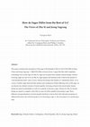 Research paper thumbnail of "Sages and the Rest of Us: The Views of Zhu Xi and Jeong Yakyong"