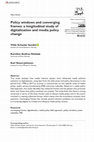 Research paper thumbnail of Policy windows and converging frames: a longitudinal study of digitalization and media policy change