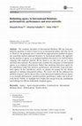 Research paper thumbnail of Rethinking agency in International Relations: Performativity, performances, and actor-networks (JIRD)