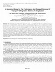 Research paper thumbnail of A Numerical Study On The Performance And Energy Efficiency Of Transport Refrigeration Vehicles In Bangladesh