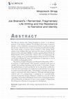 Research paper thumbnail of Joe Brainard's I Remember, Fragmentary Life Writing and the Resistance to Narrative and Identity