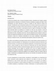 Research paper thumbnail of Carta de Grupo de Estudio de Arte y Arquitectura de Fondecyt